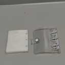 2 Pcs Mini Enamel Pin Display Book Gift Clear Collection Binder Holder Travel Trading Pin Book with 3 Page Display Boards Storage Organizer for Travel Collectors(White)