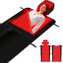 Largest 2980 LEDs Full Body Red Light Therapy Mat, 80.6"x35.7",FSA&HSA