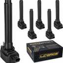 Set of 6 Ignition Coils Fits for 3.6 V6 2011 2012 2013 2014 2015 2016 Dodge Durango Charger Grand Caravan Chrysler Town Country 300 Jeep Grand Cherokee Wrangler Coil Packs Replace# UF648