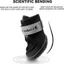 Dog Shoes for Small, Medium and Large Dogs - Waterproof for Rainy Days, Fit for Winter Snow and Hot Summer Roads, with Anti-Slip Soles for Indoor Hard Floors (Black, Size 7)