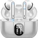 Ai Translation Earbuds Real Time, Simultaneous Interpretation Translator Earbuds with 6 Translation Modes/164 Languages, No Subscription Translatior Headphones, Light Gray