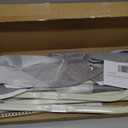 FAMILL Bed Rail for Toddlers with U-Shaped Base, Toddler Bed Rails Baby Guard for King/Twin/Full Size, Grey, 1 Piece, 74.8"