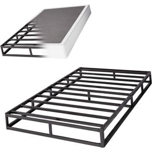 9 Inch High Profile Queen Box Spring Strong Metal Frame Mattress Foundation, Quiet Noise-Free, Easy Assembly, 3000lbs Max Weight Capacity