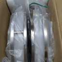 hykolity 10 inch Flush Mount LED Ceiling Light Fixture, 17W 1100lm, 2700K/3000K/3500K/4000K/5000K Adjustable Ceiling Lights, Brushed Nickel Saturn Dimmable Lighting for Hallway Bathroom - 2 Pack