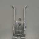 MorningRo 2-1/2 Inch Chain Link Single Gate Latch for 1-5/8" or 2" Gate Frame Chain Link Fence Gate Latch, Heavy Duty Fence Gate Latches, Strong Arm Single GATE Latch for Metal Gate