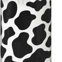 SANDJEST Cow Glass Can, Cow Prints Cup with Lid & Straw, Iced Coffee Aesthetic Cups, Idea Gift for Christmas Birthday Mother Day, Gifts for Women, 16oz