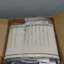 27in Tall Farmhouse Table Lamp with USB C+A & Outlet,Bronze Industrial End Table Lamp for Living Room,Vintage Rustic Bedside Lamp with Night Light for Bedroom Nightstand,Single Bronze