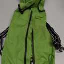 Mosucoirl Dog Raincoat Waterproof Dog Hoodie Reflective Dog Raincoat Hooded Adjustable Rain Jacket for Small Medium Large Dogs Puppies (Green, M)