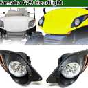 Golf Cart Light Kit Compatible with Yamaha G29 Complete Ultimate LED Light Kit with Turn Signals, Hazard Flasher, Horn and Brake Fits Yamaha G29 Drive 2007+ Electric