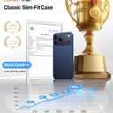 TORRAS Slim Fit for iPhone 17 Pro Max Case, Ultra Thin 17 Pro Max Case, Lightweight Matte Anti-Scratch Hard PC Cover Phone Case for iPhone 17 Pro Max 6.9 inch, Deep Blue