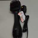 REVLON One-Step Hair Dryer and Styler, All-in-One Detangling and Straightener Brush for Salon-Quality Smooth, Straight Hair, More Shine and Less Frizz, Black (1 Count (Pack of 1))