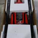 Jack Boss Floor Jack 3 Ton Capacity Fast Lift Service Jack Steel Heavy Duty Hydraulic Car Jack (Red)