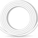 XHF UL Listed 3/8 Inch 3:1 Waterproof White Heat Shrink Tubing 20 Ft Marine Grade Wire Cable Adhesive Lined Tube Insulation Seal Against Moisture Corrosion and Air Leakage