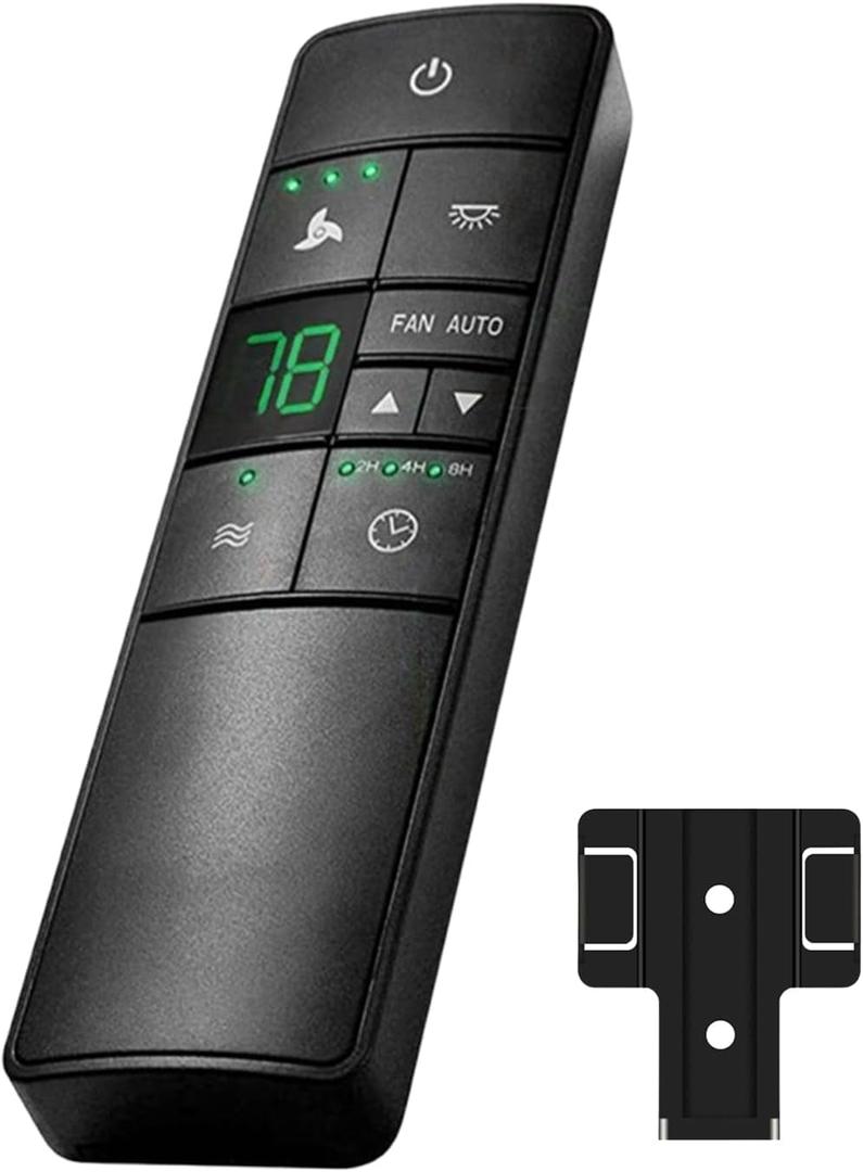 Thermostatic Ceiling Fan Remote Control Replacement for Hampton Bay, Home Decorators Collection, 3 Speed Control Timer Light Dimming, Replacement HD3 TR222A TX031