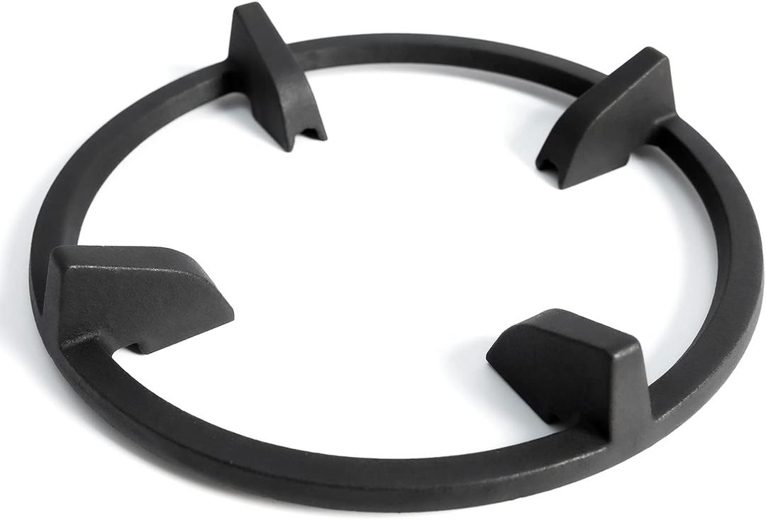 Wok Ring, Replacement Parts Cast Iron Wok Support Ring for Gas Stove Burner Grate Samsung, GE, Kitchenaid, LG, Whirlpool, Frigidaire, Kenmore Etc Gas Stove Stand Rack Accessories