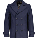 Ben Sherman Wool Blend Double Breasted Peacoat DN, Medium