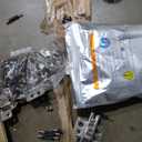 Garvee 70" Black TV Stand for Living Room  Modern Wooden TV Console Table with Storage Cabinet, Fits TVs up to 75", Compatible with 36" Electric Fireplace (Fireplace Not Included)