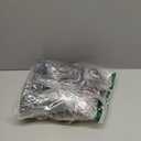 Hausse 2 Pack Bird Scarecrow Fake Owl Decoy Sculpture, Rotating Head Plastic Owl Bird Deterrents, 10.6 Inch Height Nature Enemy Horned Pest Repellent for Outdoor Garden Yard (Black)