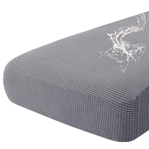 Waterproof Couch Cushion Covers for Pets, Non Slip Sofa Seat Cover for Dogs Washable, Soft Thick Stretch Jacquard Fabric, Sofa Slipcovers with Elastic Bottom, Size 30 x 16"
