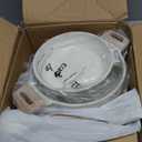 CAROTE 14 Pcs Pots and Pans Set Nonstick,Cookware Set Kitchen Cooking Set with Utensil and Pan Protectors (Cream White)