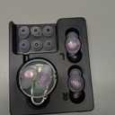 Purple Silicone In-Ear Ear Plugs, 2 Pack High Fidelity Ear Plugs for Concerts, Raves, Work, Musicians, 5 Pair Ear Tips in S/M/L, 18-25 dB Noise Cancelling