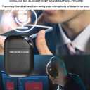 Wireless Mic Privacy Guard Bluetooth Mic Protector for Secure Audio, Portable Mute Device for Laptops, Phones