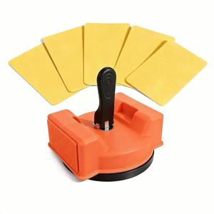 Magicbox Heavy Duty Floor Gap Fixer Tool with Large Enhanced Suction Cup & 5 Reusable Sticky Pads, Dual-Side Striking Surface for Laminate, Hardwood, Vinyl Floor Gap Repair Tools (small)