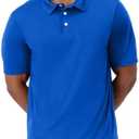 Hanes Sport Men's Polo Shirt, Men's Cool DRI Moisture-Wicking Performance Polo Shirt, Jersey Knit Performance Polo Shirt, XL