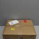 Fluted Nightstand, Modern Side Table with Drawer, White and Gold Bedside Table with Open Shelves for Living Room, Bedroom