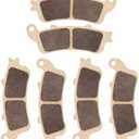 VTX 1800 Sintered Brake Pads for Honda VTX1800 GL1800 CBR1100XX Goldwing 1800 Interceptor 800 VFR800F ST1100 ST1300 Sintered Metal High Performance Front Rear