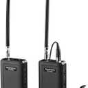 Saramonic Wireless Lavalier Microphone, SR-WM4C 4-Channels VHF Lapel Mic System (200' Range) Compatible with DSLR Camera Canon Nikon Sony Panasonic DV Camcorders Audio Recorder