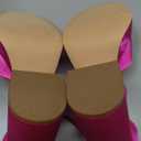 DREAM PAIRS Women's Chunky Platform High Heels Closed Toe Block Ankle Strap Dress Wedding Party Pumps Shoes, Size 8