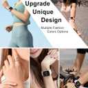 3 x Color-Changing Outdoor Smart UV-Sensing Sports Band (White to Pink) (44/45/46/49/42mm(Series 3 2 1))