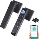 Fingerprint Door Lock,Smart Door Knobs,Keyless Entry Door Locks with Bluetooth APP,Digital Passcode Fingerprint Door Knob,Electronic Touchscreen Keypad Smart Door Lock for Home Office Apartment