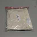 Royale Linens 100% Organic Cotton Twin Flat Sheet Only - Super Soft - Percale Top Sheets - Twin Flat Sheet Sold Separately - Breathable, Cool & Crisp Ivory Sheets Only (66" x 96", Ivory)