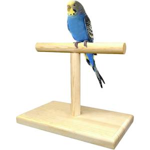 LINSHRY Bird Training Stand, Portable Tabletop Bird Perch Spin Training Perch for Parakeets Conures Lovebirds or Cockatiels LINSHRY Bird Training Stand, Portable Tabletop Bird Perch Spin Training Perch for Parakeets Conures Lovebirds or Cockatiels