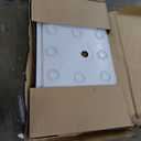 DreamLine SlimLine 36 inch D x 60 inch W x 2 3/4 inch H Center Drain Single Threshold Shower Base in Slate Gray