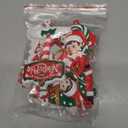 2 x S-DEAL Christmas Tree Hanging Decorations, Premium Christmas Elf Ornaments Set, 6 Classic Holiday Designs with Strings, Ideal for Xmas Tree, Wreath, Garland, Gift Wrapping and Seasonal Home Dcor (Vivid)