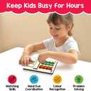 Smartivity Montessori Slide Puzzle I Color & Pattern Matching Toys for Kids 4 to 8 Years I Christmas, Birthday Gift for Boys & Girls I Preschool Educational Toy for 4, 5, 6, 7, 8 | Travel Friendly