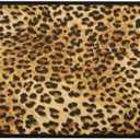 Runner Rug Washable Area Rug Non Slip Hallway Entry Floor Carpet Kitchen Laundry Living Room Rugs 2x6 Ft(Leopard)