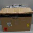 Round Stool with Back for Work SPA Shop Home Massage Height Adjustable Swivel Stool Chair with Wheels (Black)