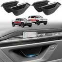 BestEvMod Upgrade 4PCS Front & Rear Door Side Storage Organizer fit for Rivian R1T/R1S 2026 2025 Gen2 Interior Accessories Inner Door Handle Storage Box Insert Tray ABS Material Anti-Scratch