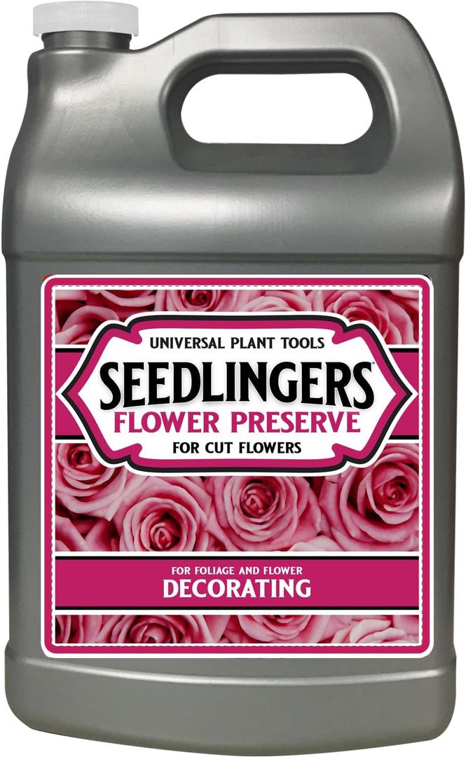 Seedlingers Flower Preserve Gallon Concentrate Bottle
