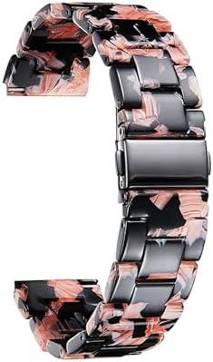 BINLUN Resin Watch Bands Replacement Watch Straps for Men Women 14 Colors Watchbands Lightweight 12/14/16/18/20/22mm Wrist Bands Fashion Skin-Friendly Smart Watch Bracelets