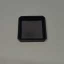 Collapsible Magnetic Parts Tray, 4.5" Square Metal Parts Organizer with Dual-Sided Magnetic Base, Foldable Tools Tray Silicone Storage Bowl for Screws Bolts Nuts Washers Pins (Black)