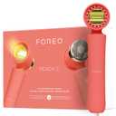 FOREO PEACH 2 IPL Hair Removal Device  Quick & Gentle Hair Reduction  For Full Body & Face  Skin Cooling System  Silicone Shield - Coral