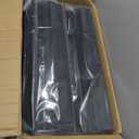Nalwort Dock Bumpers 16 Feet, Full Protection Dock Fender for Straight Edge and Side, Boat Dock Bumpers for Edging, Includes Mounting Screws, Black 