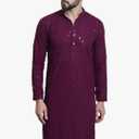 Sojanya (Since 1958 Men'S Pure Cotton Sequence Only Long Kurta, Small