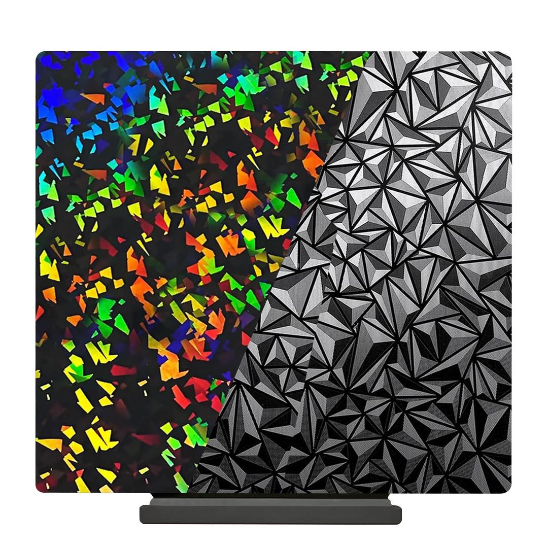 HzdaDeve Build Plate with Handle for Adventurer 5M/5M Pro/AD5X Double Sided Smooth PEO Board Steel Sheet Heated Bed PEI Platform Glue-Free Printing for FLASHFORGE 3D Printer (PEO+Debris)