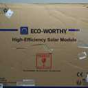 ECO-WORTHY 2pcs 130 Watt (260W) 12BB Flexible Solar Panels,23.5% High-Efficiency Waterproof Monocrystalline Lightweight Solar Panel for RV,Boats,Curved Surfaces,Roofs,Cabin
